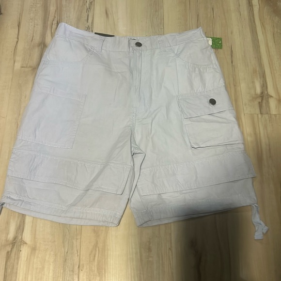 Green Goddess white  Cargo Shorts (Las) - Picture 1 of 3